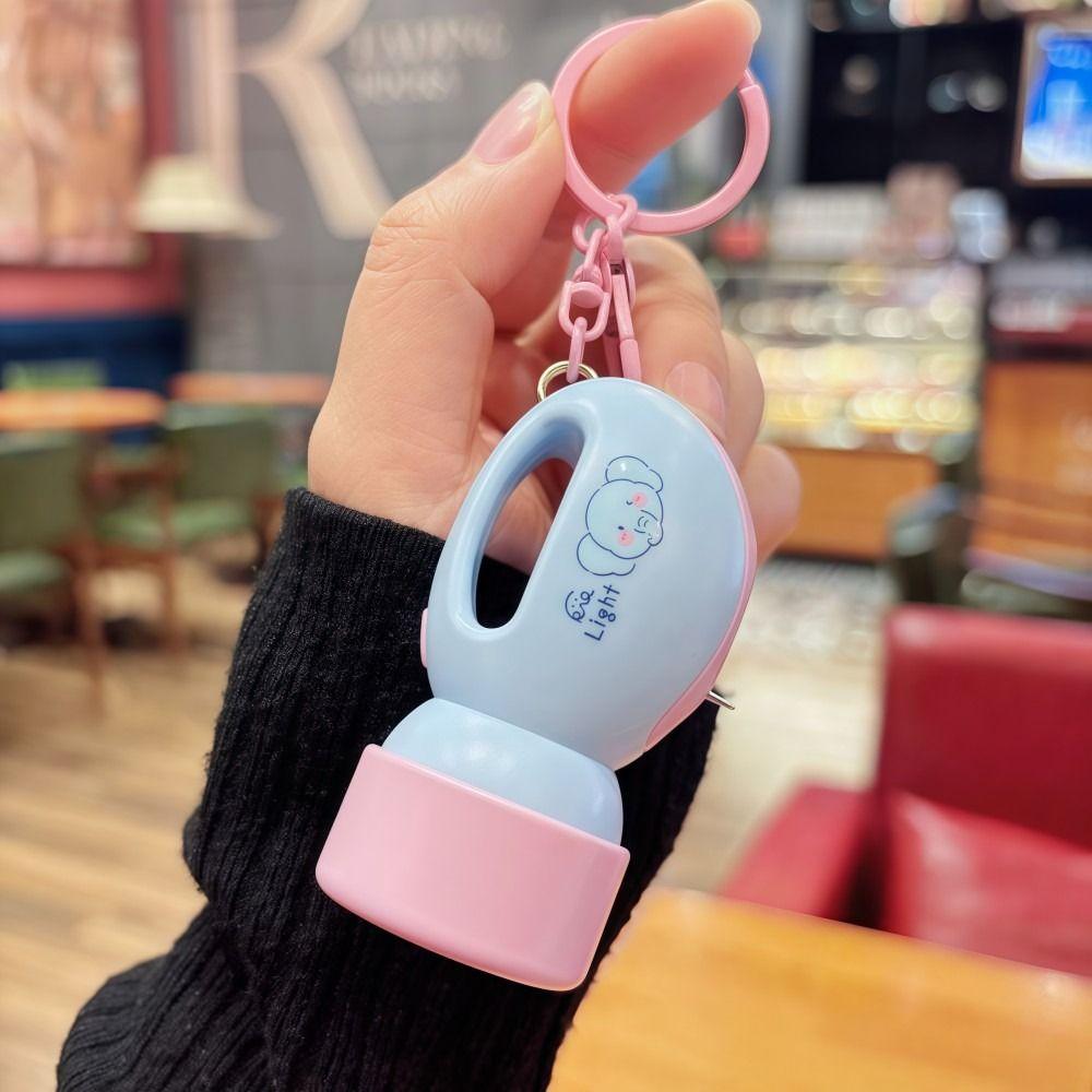MINI Light-Up Flashlight Keychain Lightweight LED Bag Charm Night Light Pendant Key/Backpack Decor
