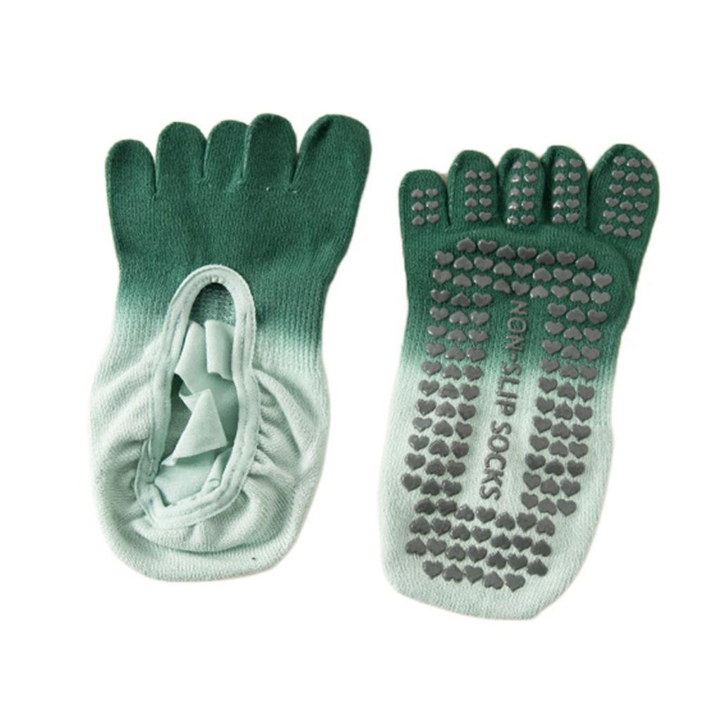 1 Paar Rutschfeste Zehensocken für Yoga mit Überkreuzband Fünf-Zehen-Sportsocken Tanz