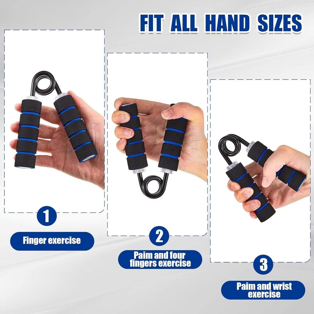 Non Slip Heavy Duty Soft Foam  Gym Workout Metal Hand Grip for Hand Forearm and Fingers