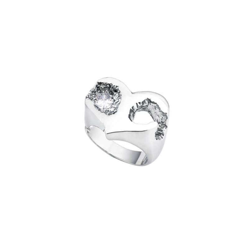 SENTIMENTS NO.307 [SILVER] HEART METEOR RING