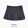 2024 Winter Women's European & American Style Fashion Pleated Wide-Leg Culottes