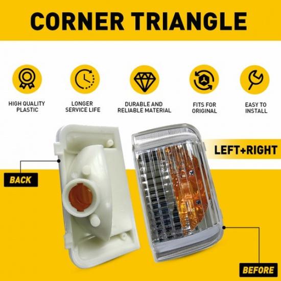 LH+RH SIDE MIRROR TURN SIGNAL LIGHT For 2014- PROMASTER RAM 1500 2500 3500