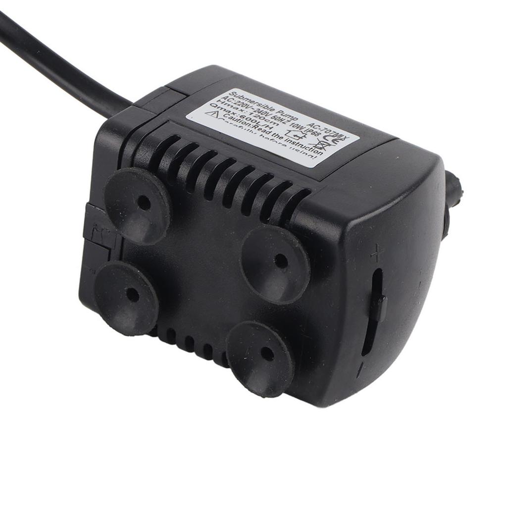 10W Aquarium Submersible Water Pump Fish Tank Fountain Miniascape Resistance Micro Mute Rotor Pump