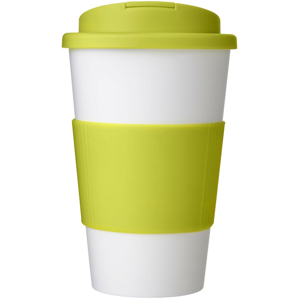 Americano 350 ml tumbler with grip and spill-proof lid White