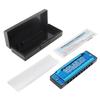 10 Holes KeyC Blues Harmonica Beginner Durabled Mouth Organ 20 Tunes Blue Musical Gifts