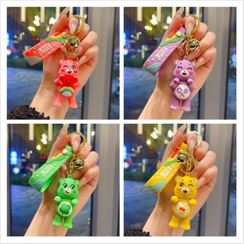 Cartoon Popular Love Bear Doll Keychain Cute Trendy Exquisite Doll keychain Bag Accessories Couple Kids Toys Birthday Gifts