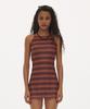 Hata Skirt Monokini_Spicy Orange Stripe