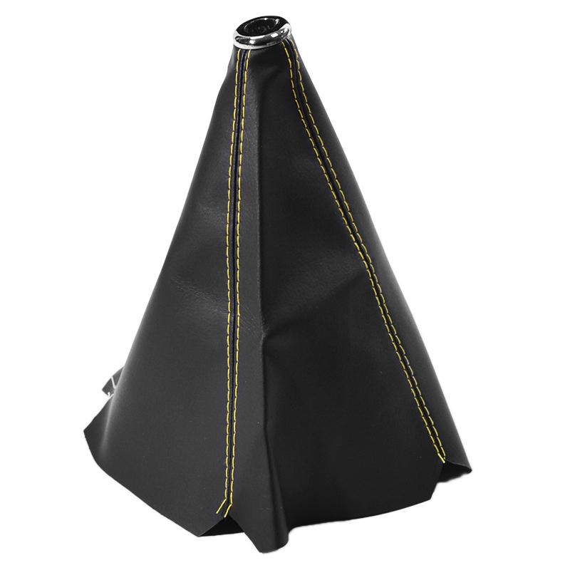 Universal Auto PVC Leder Schalthebelmanschette Staubschutzmanschette Kragen Gamasche Schwarz Rot Für Toyota/Honda/BMW/VW/Benz/Opel