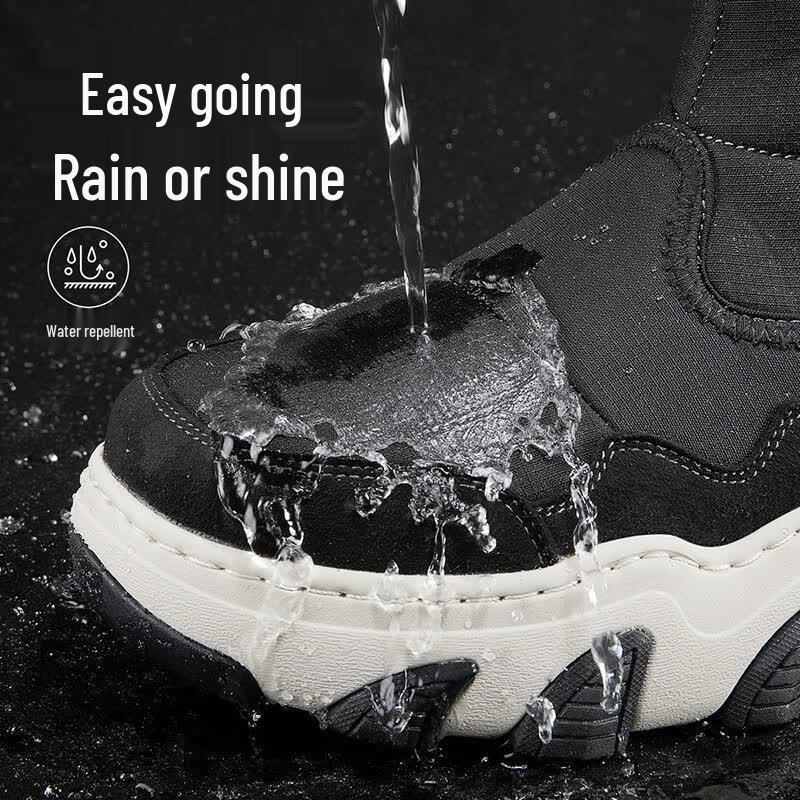 Jeep Men's Warm Anti-Slip High-Top Winter Boots
