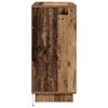 LED Sideboard in Rustic Wood Look 71 x 34.5 x 75 cm Engineered Wood