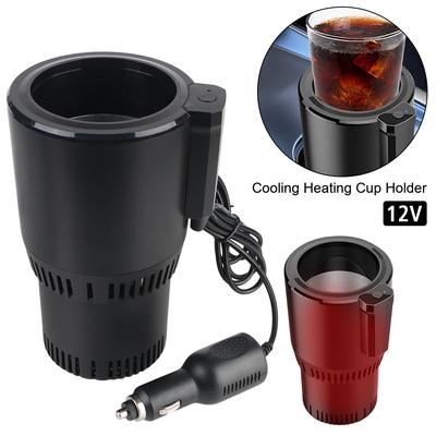 Water Warmer Bottle Automatic Car Cooling Heating Cup Holder Rapid Refrigeration Kettle Portable Aluminum Alloy Heat Preservation DC 12V Smart Cup