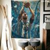 Messi Wall Tapestry Aesthetic Wall Hanging Printed Fabric Blanket Decorative Tapestries for Bedroom Living Room Home Decor