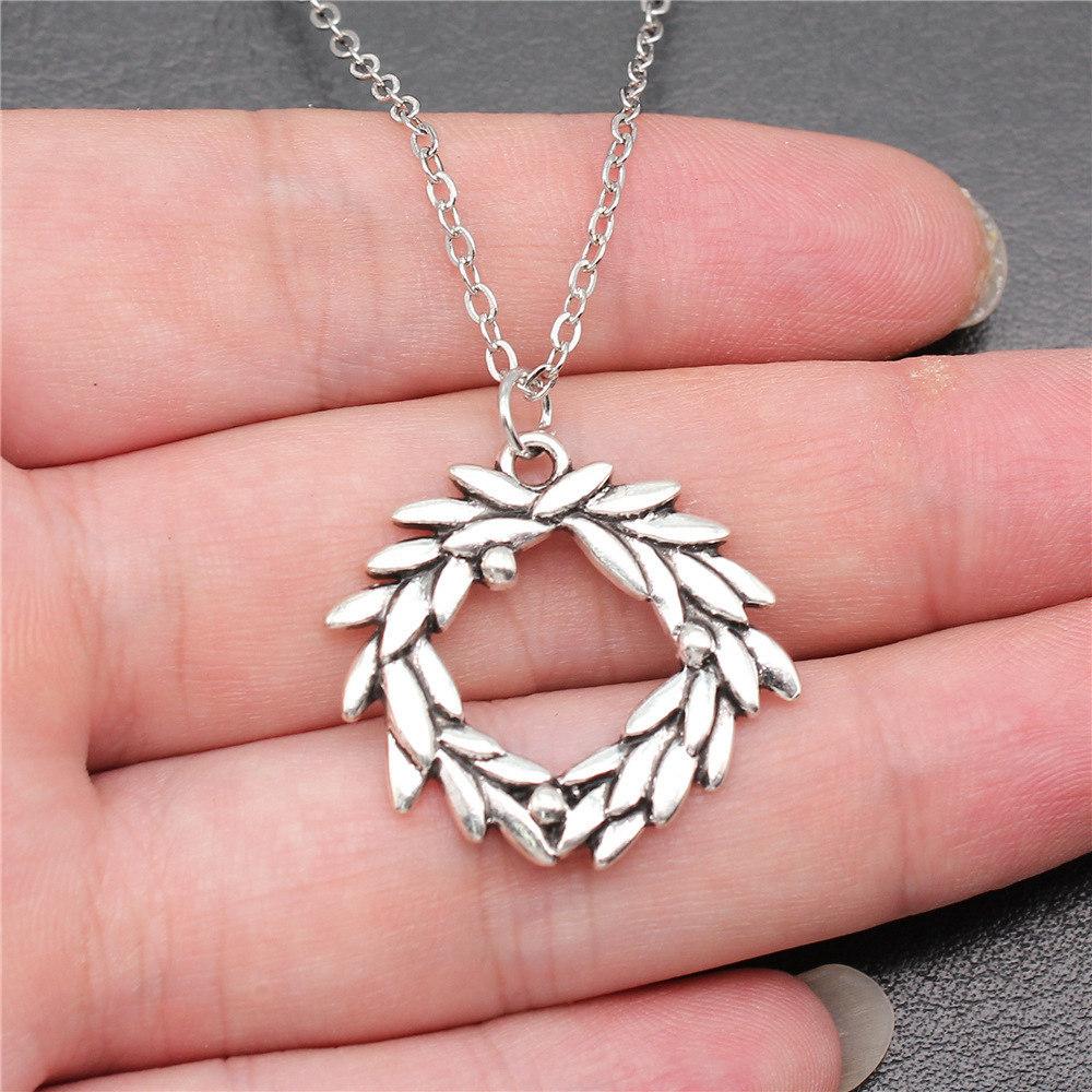 Tree of Life Floral Mandala Pendant Antique Bronze Metal Bridesmaid Choker Necklace Trendy Gift