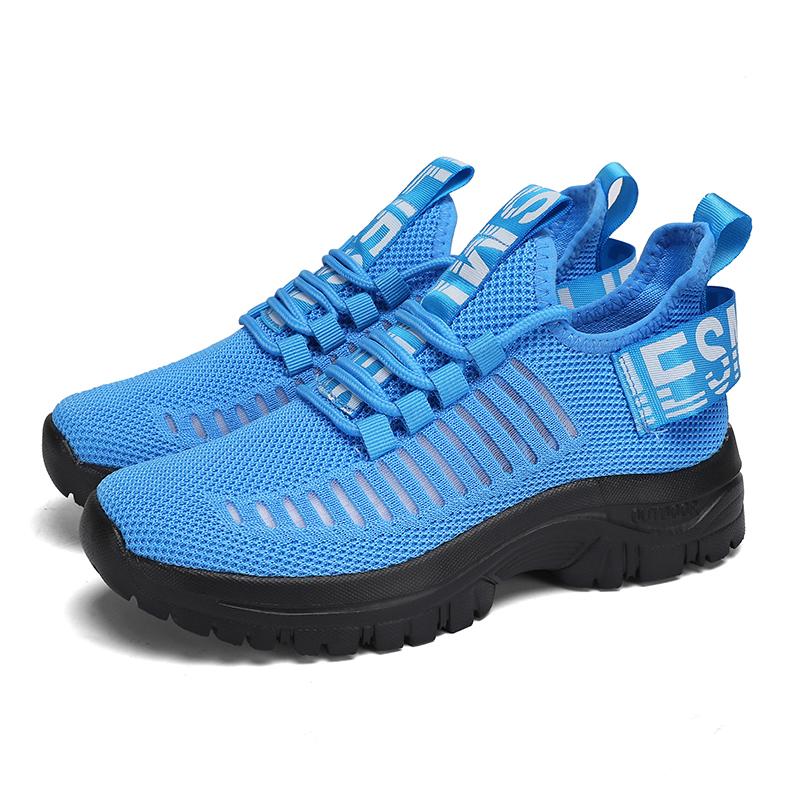 

Men s Lightweight Running Shoes Comfortable Breathable Mesh Fashionable Blue Shoes Quick Drying Anti Slip Fit Men s Sneakers 36