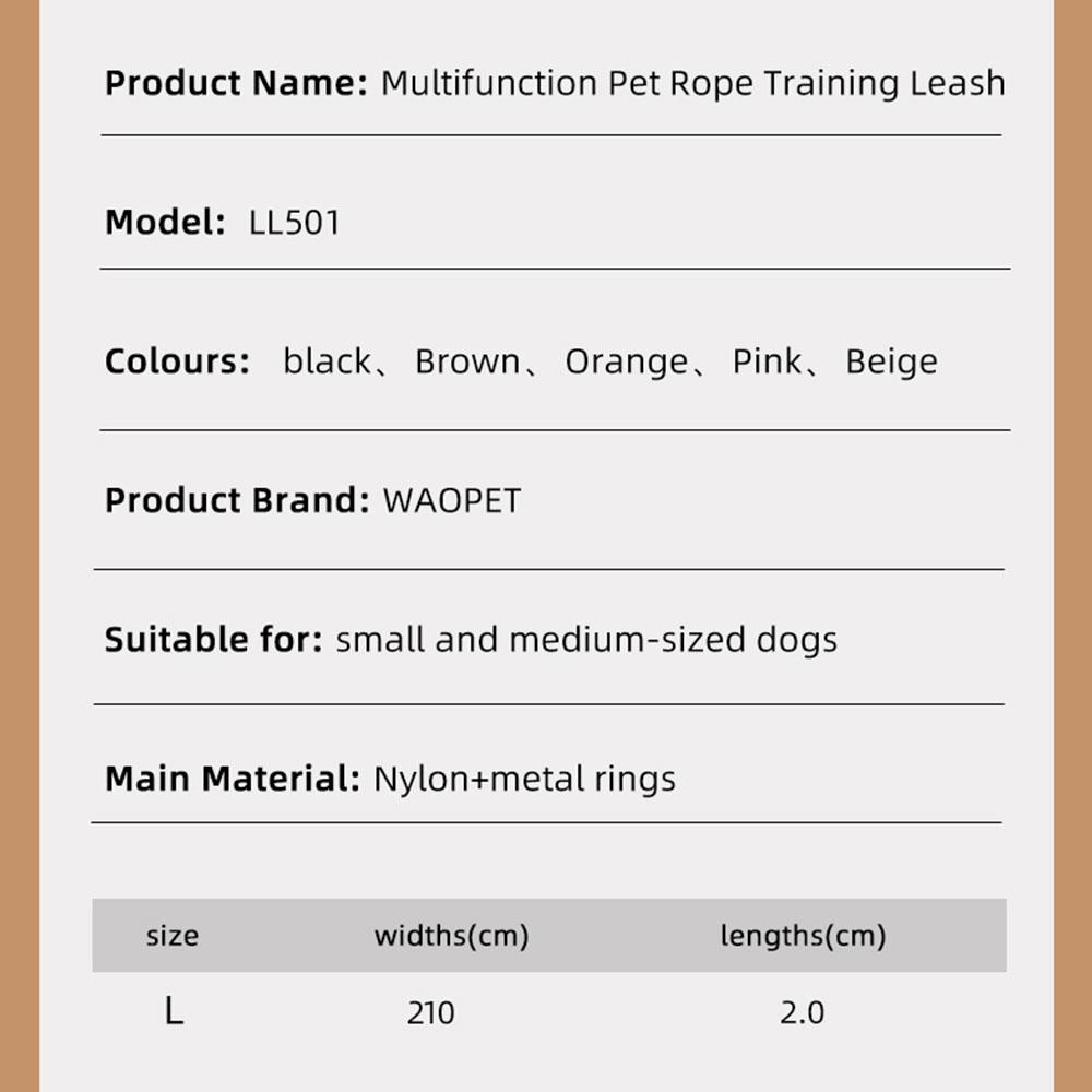 Psí vodítka Pevná Odolná A Super Pevnost V tahu Psí lano Barevné Multifunkční Luxusní Ručně vyráběné Vodítko Pro Střední Velké Psy