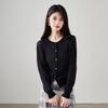 SOFSIL Women's 2026 Spring Round Neck Knit Cardigan