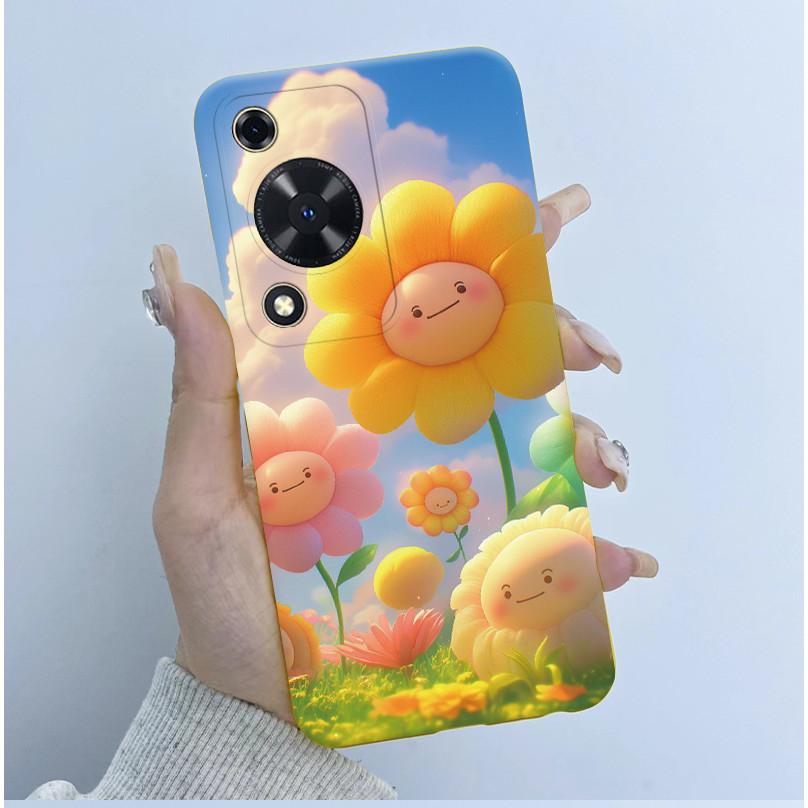 Handyhülle für Huawei Nova Y72 Hüllen 6,75" Niedliche Panda-Astronauten-Abdeckung für Huawei Enjoy 70 NovaY72 MGA-LX3 Weiche Silikonhülle