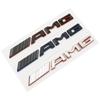Bydqv6 New 2025 2024 New 3D ABS Car Rear Trunk Badge AMG Letters Sticker For Mercedes Benz AMG A B C E G CLA C63S E53 GT SLK W176 W205