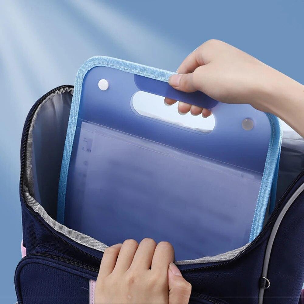 Handheld Organ Bag Folder A4 Large Capacity Student Exam Paper Storage Bag 13 Layers Ticket File Classification Storage Bag