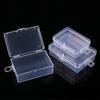 Kleine Boxen Rechteckig Klarer Kunststoff Schmuck Aufbewahrungskoffer Behälter Verpackungsbox Ohrringe Ringe Perlen Sammeln Heim-Organizer