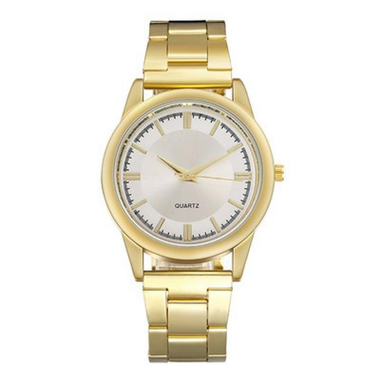 Hip-Hop Men’s Quartz Watch with Steel Band - Minimalist Design