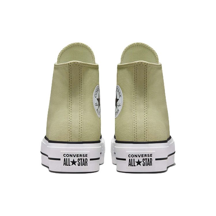 Converse Chuck Taylor All Star Lift Trendy Lightweight Durable High-Top Canvas Sneakers Women Sneakers Green White A03386C