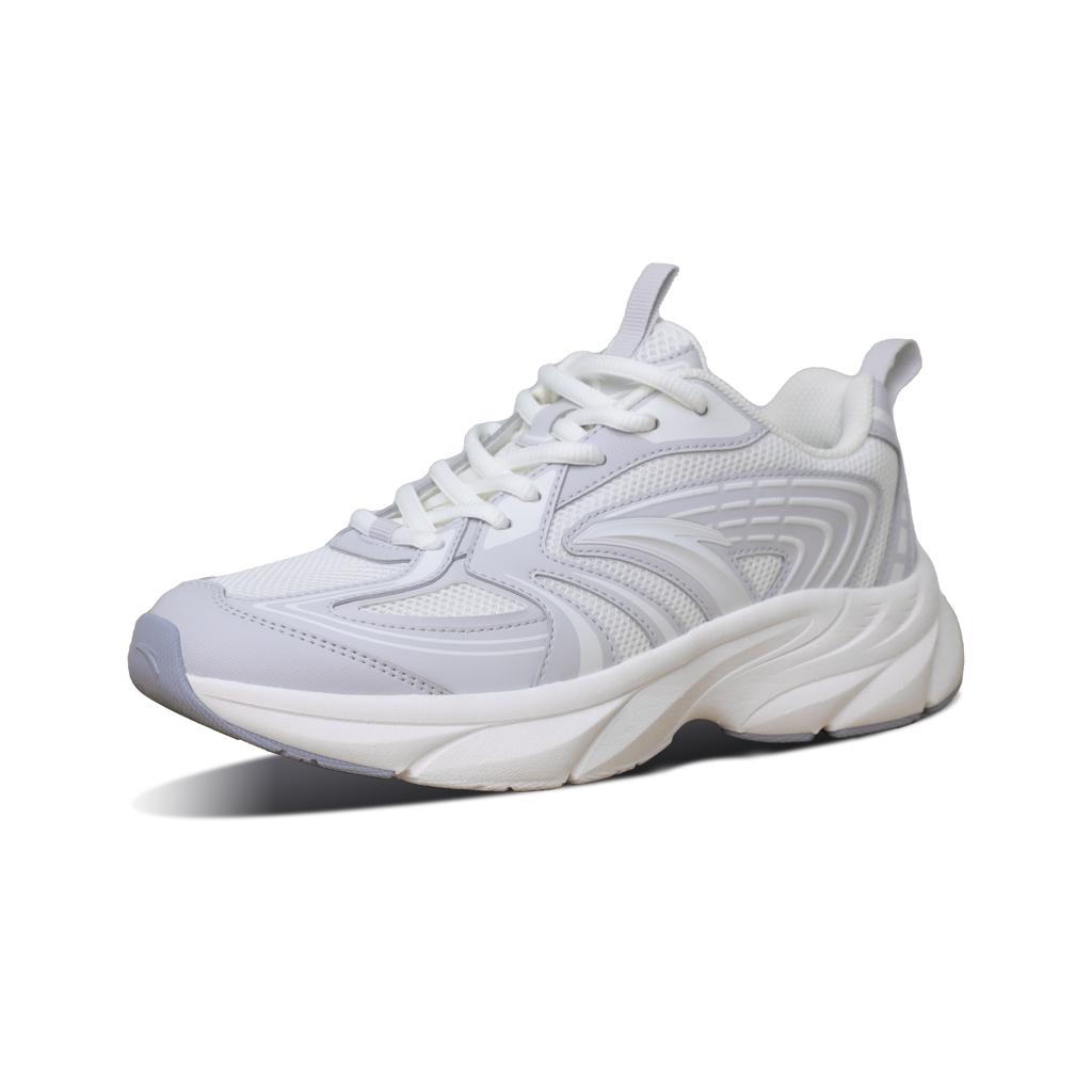 Anta Millennium Glacier Breathable Cushioning Height Increasing Slip Resistant Low top Chunky Sneakers Women's 122618896R-4