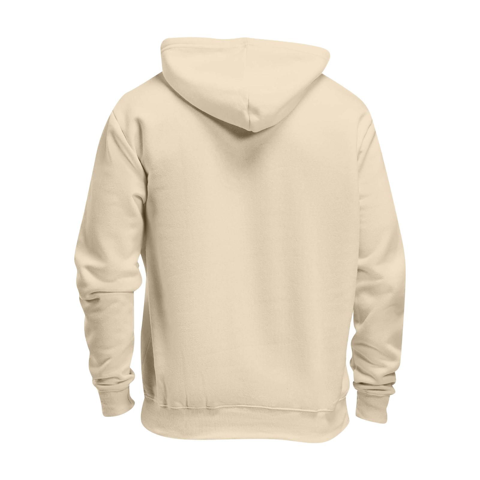 Мужская свободная толстовка с капюшоном с принтом — фото 5