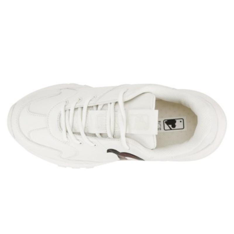 MLB Big Ball Chunky Boston Red Sox Anti-Slip Wear-Resistant Low-Top Chunky Sneakers Unisex White Sneakers 32SHCC011-43W