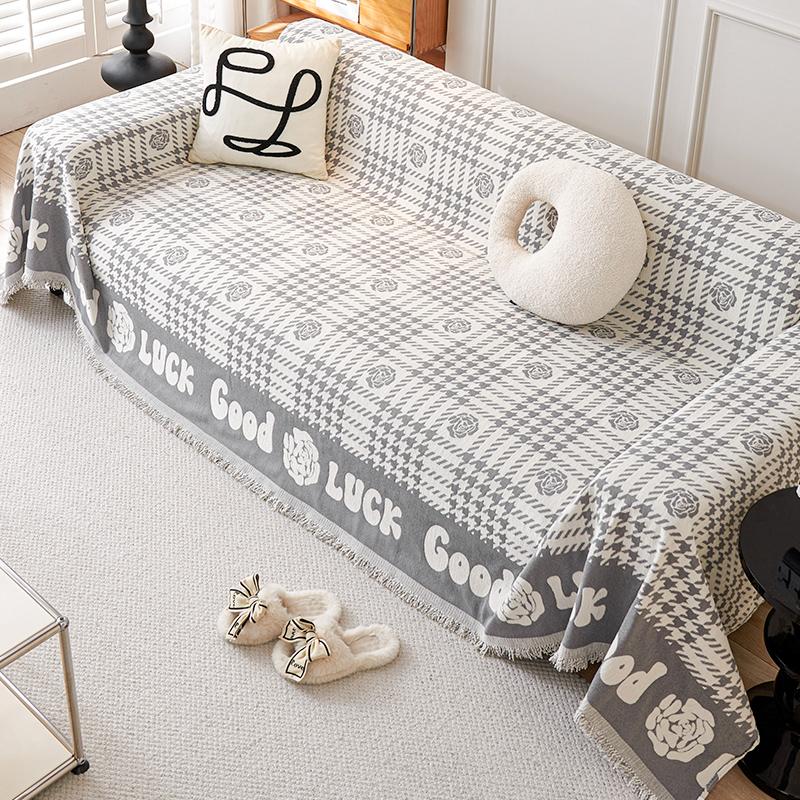 Anti-Scratching Sofa Cover Cloth Four Seasons Universal Nordic Style High-Grade Sofa Towel Chenille Sofa Cover Sofa Cover