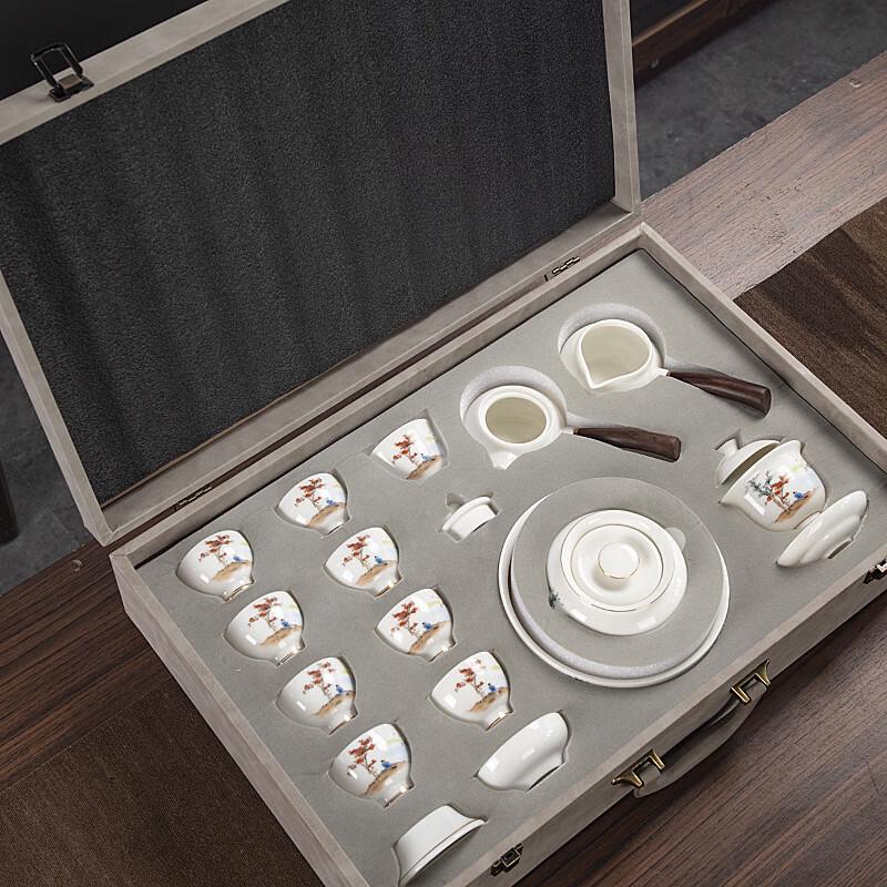 

Qianxing White Porcelain Kung Fu Tea Set