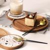 4Pcs/Set Black Gold Cutlery Set Stainless Steel Cutlery Cutlery Knife Fork Spoon Silver Cutlery Kitchen Supplies