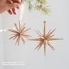 3D Glitter Explosion Star Acrylic Christmas Tree Ornament