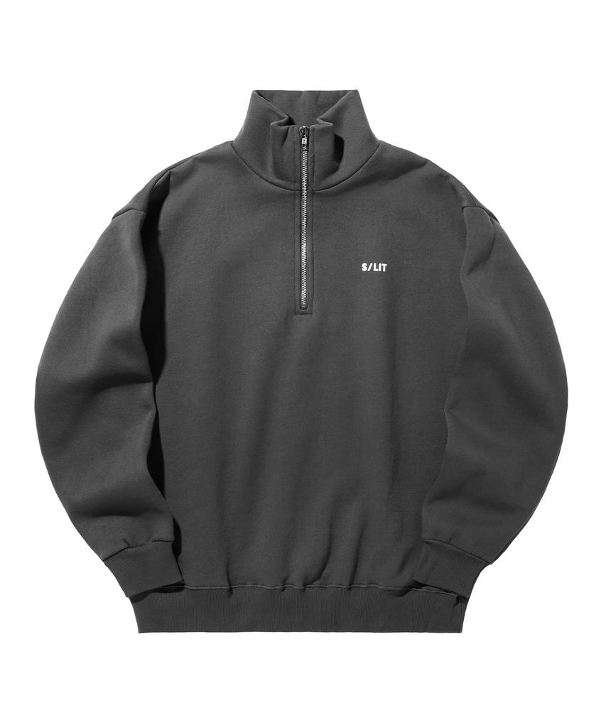Eseulisseutyudio Steady Sweat Half-Zip Charcoal