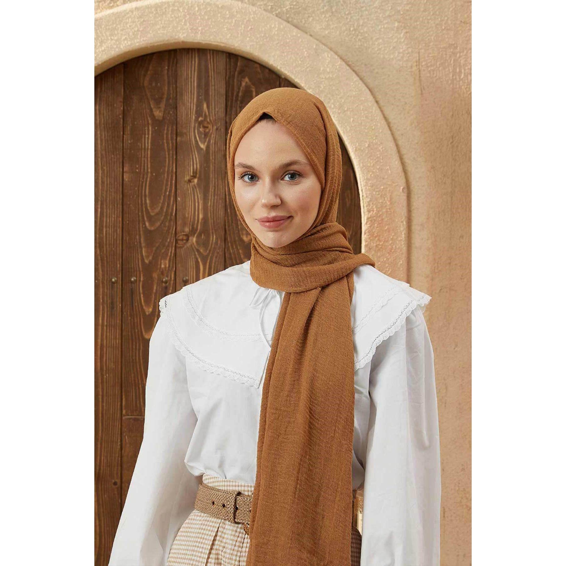 

Креп хіджаб коричневий STD коричневий