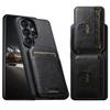 Luxury Magnetic Leather Wallet Vertical Cards Solt Phone Case for Samsung Galaxy S26 Ultra S25 Plus S24 S23 Kickstand Bag Cover