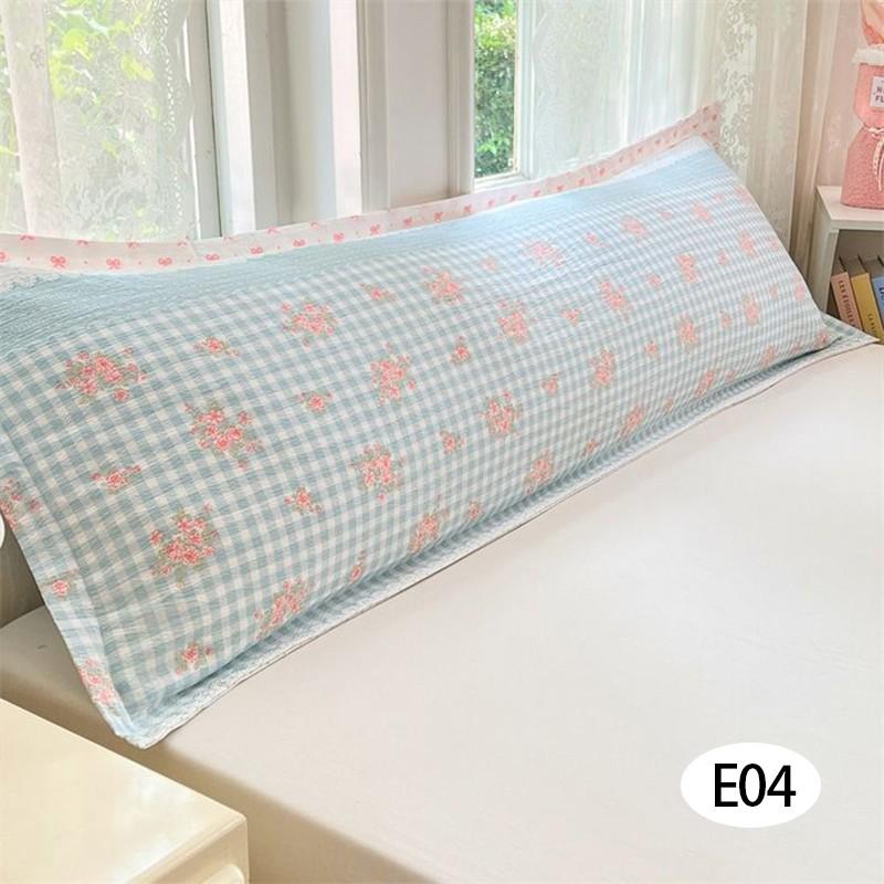 1PC 48x74/120/150/180cm Cotton Floral Body Pillowcase Rectangle Long Pillowcase Home Pillow Slip Bed Home Decoration