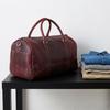 Genuine Leather Travel Duffel Bag Weekend Luggage Buffalo Leather Duffle Bag