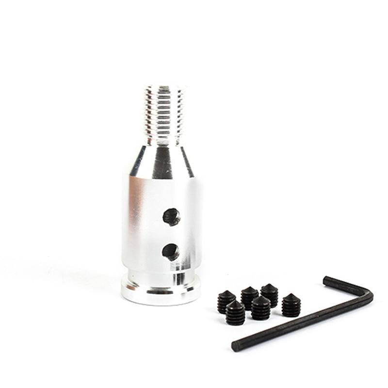Universal Car Manual Gear Shift Knob Adapter Car Aluminum Gear Shift Knob Thread Adapter Corrosion-resistant Accessories