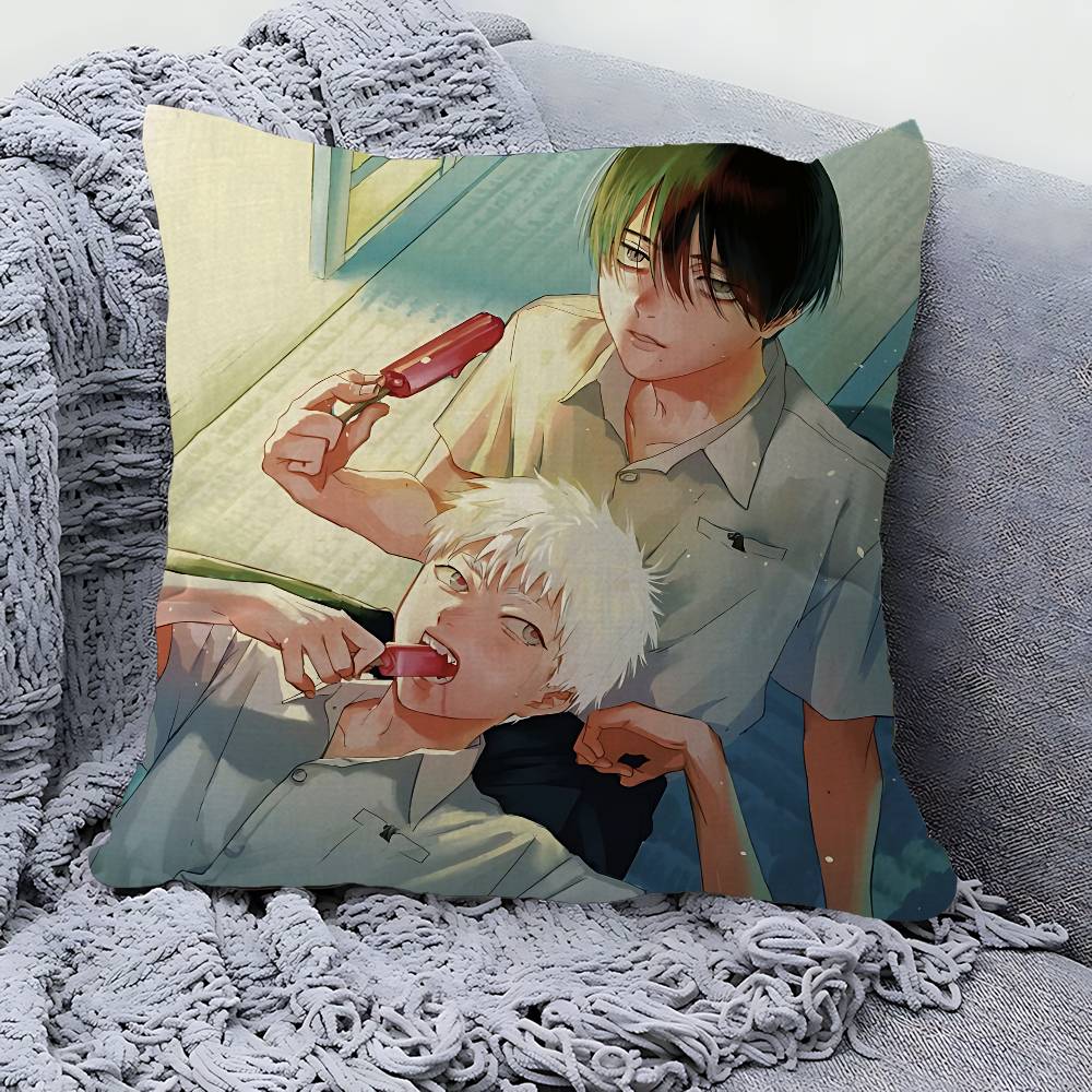 Anime The Summer Hikaru Died Cushion Cover Pillow Cover Decor Pillowcase Printed Cushion Case For Couch