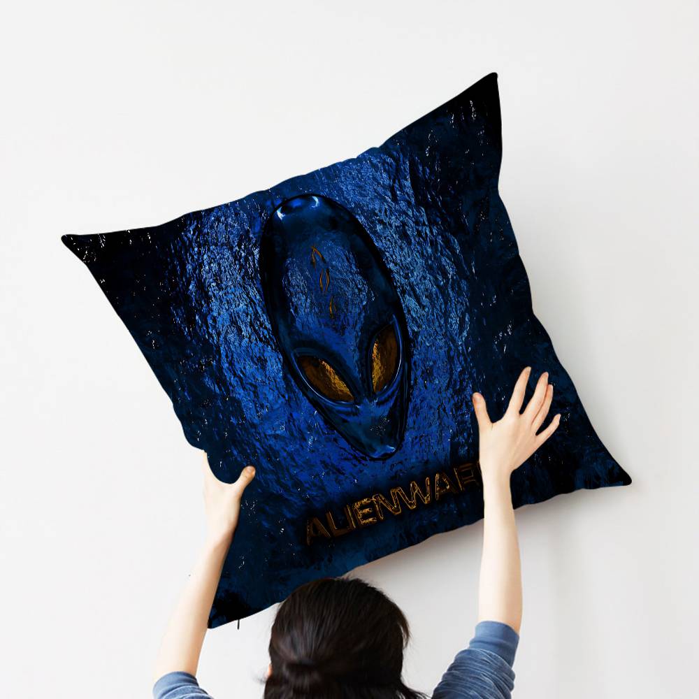 Black A-Alienware Pillowcases Home Bedding Decorative Pillow Cover Wedding Super Soft Pillow Case