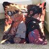 Naruto Anime Pillow Soft Plush Cushion Cartoon Otaku Gift Birthday Custom Decorative Sasuke Uzumaki Hokage Shippuden Fan Cute