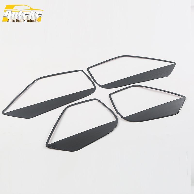 18 CC Audio Decorative Door Speaker Cover: Stainless Steel Ring Frame for Car Accessories
