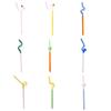 Lovely Coffee Mixing Twsiting Straws Reusable Straw Spiral and Twisting Design Gift for Home Party Kitchen Accessories