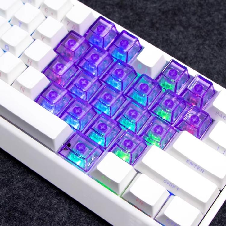 PC Herz Keycaps 21 Tasten OEM Höhe Rutschfest Mechanisches Upgrade