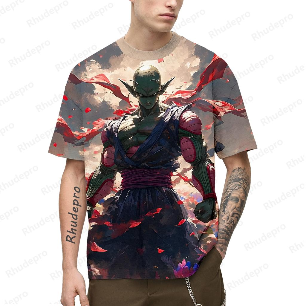 Vegeta Gym Tops 100-5XL Goku Hip Hop T-Shirt für Männer Cosplay T-Shirts Übergroße Kleidung Mode Anime Y2k
