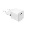 FIXED Mini chargeur de sortie USB-C et ensemble de câbles USB-C-USB-C, support PD, 1 mètre, 20W, blanc