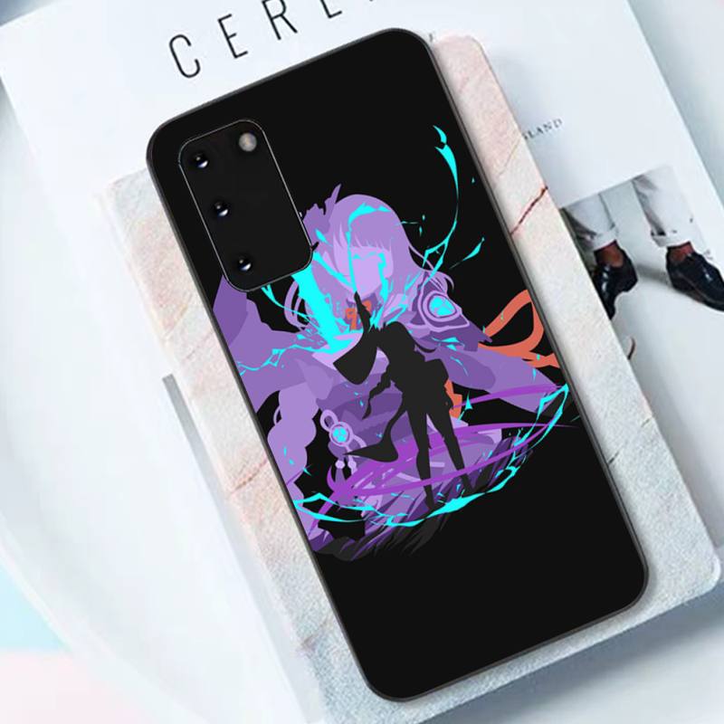 Genshin Impact Kazuha Zhongli Hutao Xiao Pouzdro na telefon pro Samsung S10 21 20 9 8 plus lite S20 UlTRA 7edge