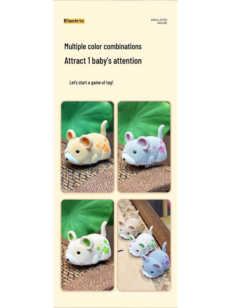 Electric Hamster Prank Toy - Vibration & Rolling Ball for Cats and Dogs