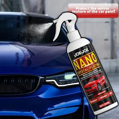 Spray Rivestimento Nano 3-in-1 per Auto - Protezione Ceramica, Lucidatura Vernice e Rinnovamento Plastica - Idrofobicità Avanzata Cry
